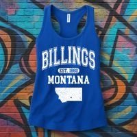 Billings Montana Est. 1882 Varsity Women's Tank Top thumb 3