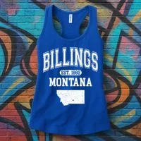Billings Montana Est. 1882 Varsity Women's Tank Top thumb 3