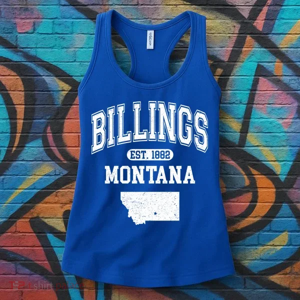 Billings Montana Est. 1882 Varsity Women's Tank Top