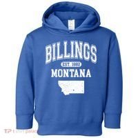Billings Montana Est. 1882 Varsity Toddler Hoodie thumb 0
