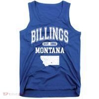 Billings Montana Est. 1882 Varsity Tank Top thumb 0
