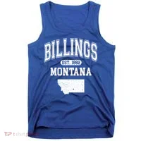 Billings Montana Est. 1882 Varsity Tank Top thumb 0
