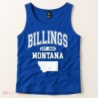 Billings Montana Est. 1882 Varsity Tank Top thumb 2