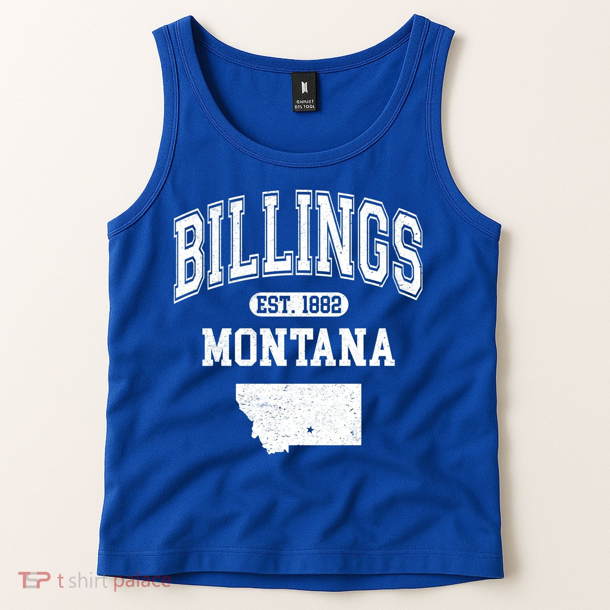 Billings Montana Est. 1882 Varsity Tank Top