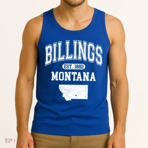 Billings Montana Est. 1882 Varsity Tank Top