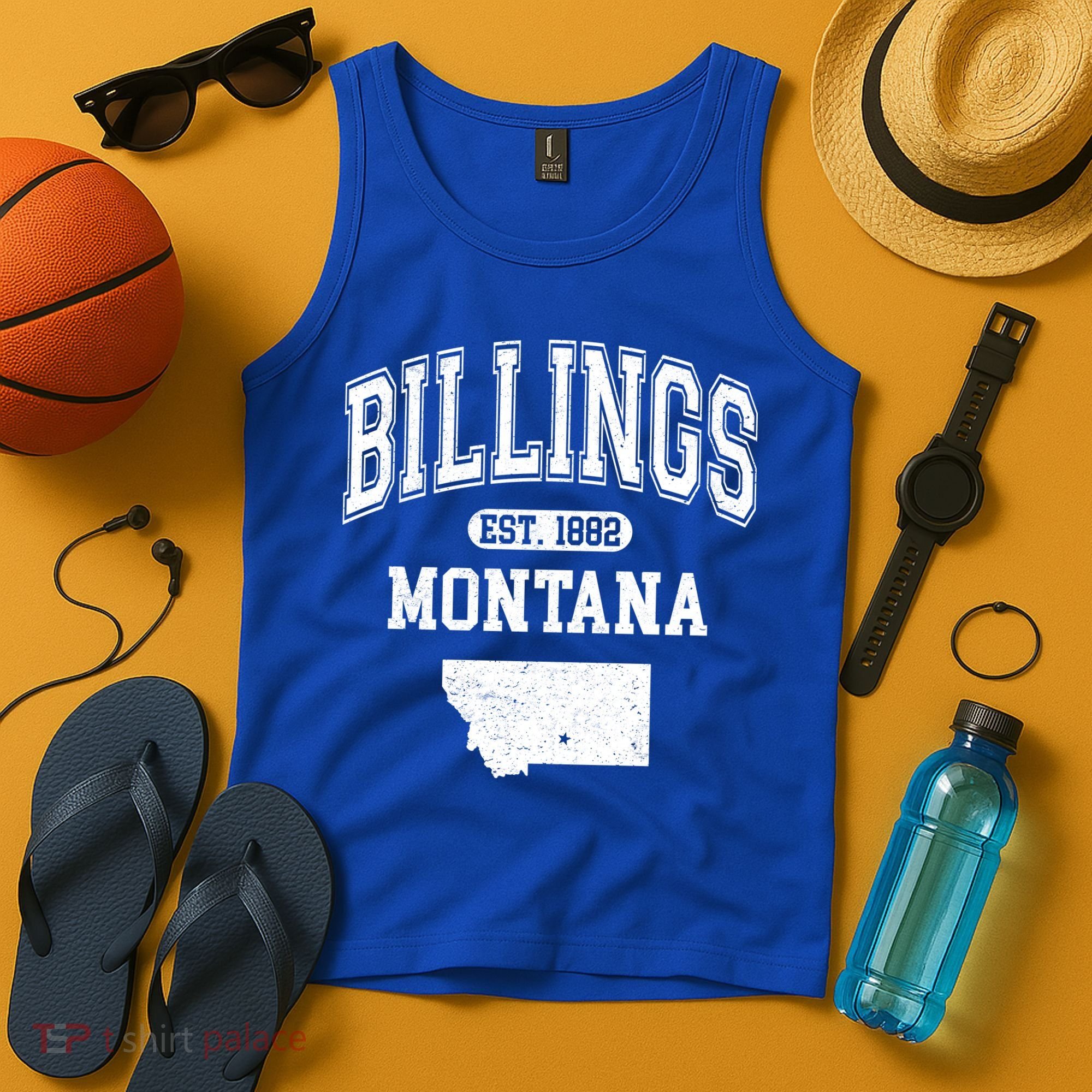 Billings Montana Est. 1882 Varsity Tank Top