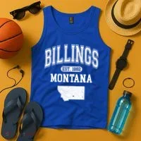 Billings Montana Est. 1882 Varsity Tank Top thumb 4