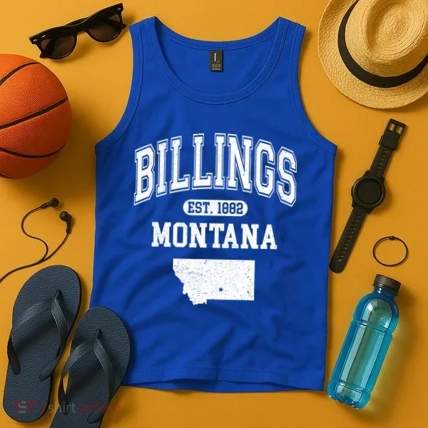 Billings Montana Est. 1882 Varsity Tank Top