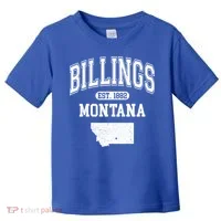 Billings Montana Est. 1882 Varsity Toddler T-Shirt thumb 0