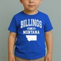 Billings Montana Est. 1882 Varsity Toddler T-Shirt thumb 2