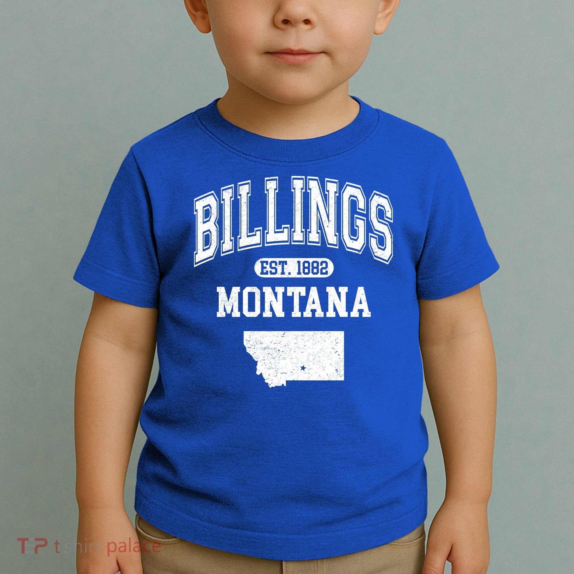 Billings Montana Est. 1882 Varsity Toddler T-Shirt