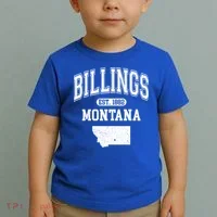 Billings Montana Est. 1882 Varsity Toddler T-Shirt thumb 2