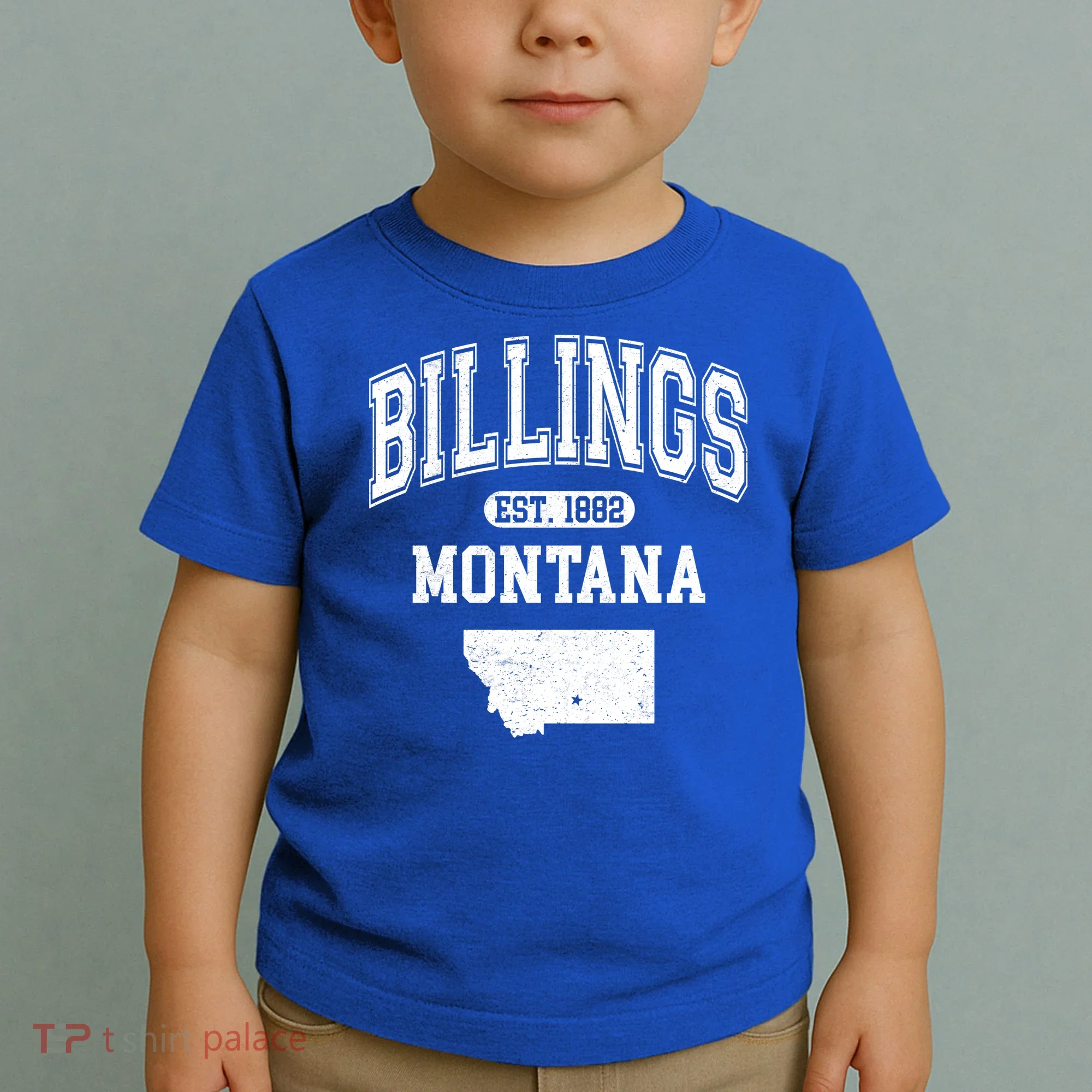 Billings Montana Est. 1882 Varsity Toddler T-Shirt