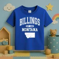 Billings Montana Est. 1882 Varsity Toddler T-Shirt thumb 3