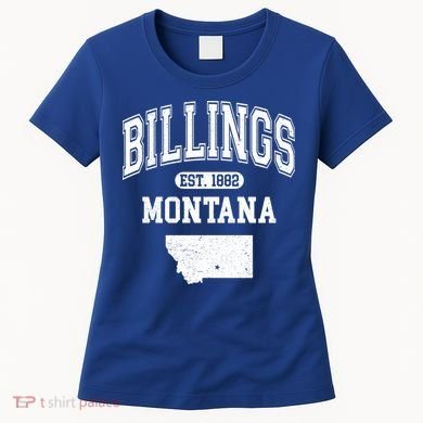 Billings Montana Est. 1882 Varsity Women's T-Shirt