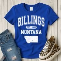 Billings Montana Est. 1882 Varsity Women's T-Shirt thumb 3