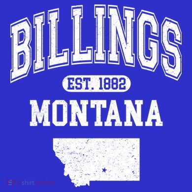 Billings Montana Est. 1882 Varsity Tote Bag