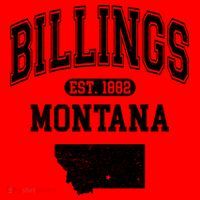 Billings Montana Est. 1882 Varsity Santa Hat thumb 1