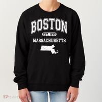 Boston Massachusetts Est. 1630 Varsity Women's Sweatshirt thumb 0