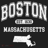 Boston Massachusetts Est. 1630 Varsity Beanie thumb 2