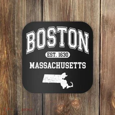Boston Massachusetts Est. 1630 Varsity Coaster
