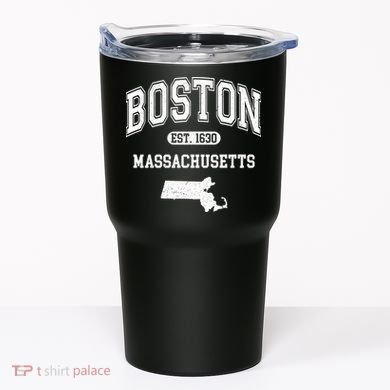 Boston Massachusetts Est. 1630 Varsity Tumbler
