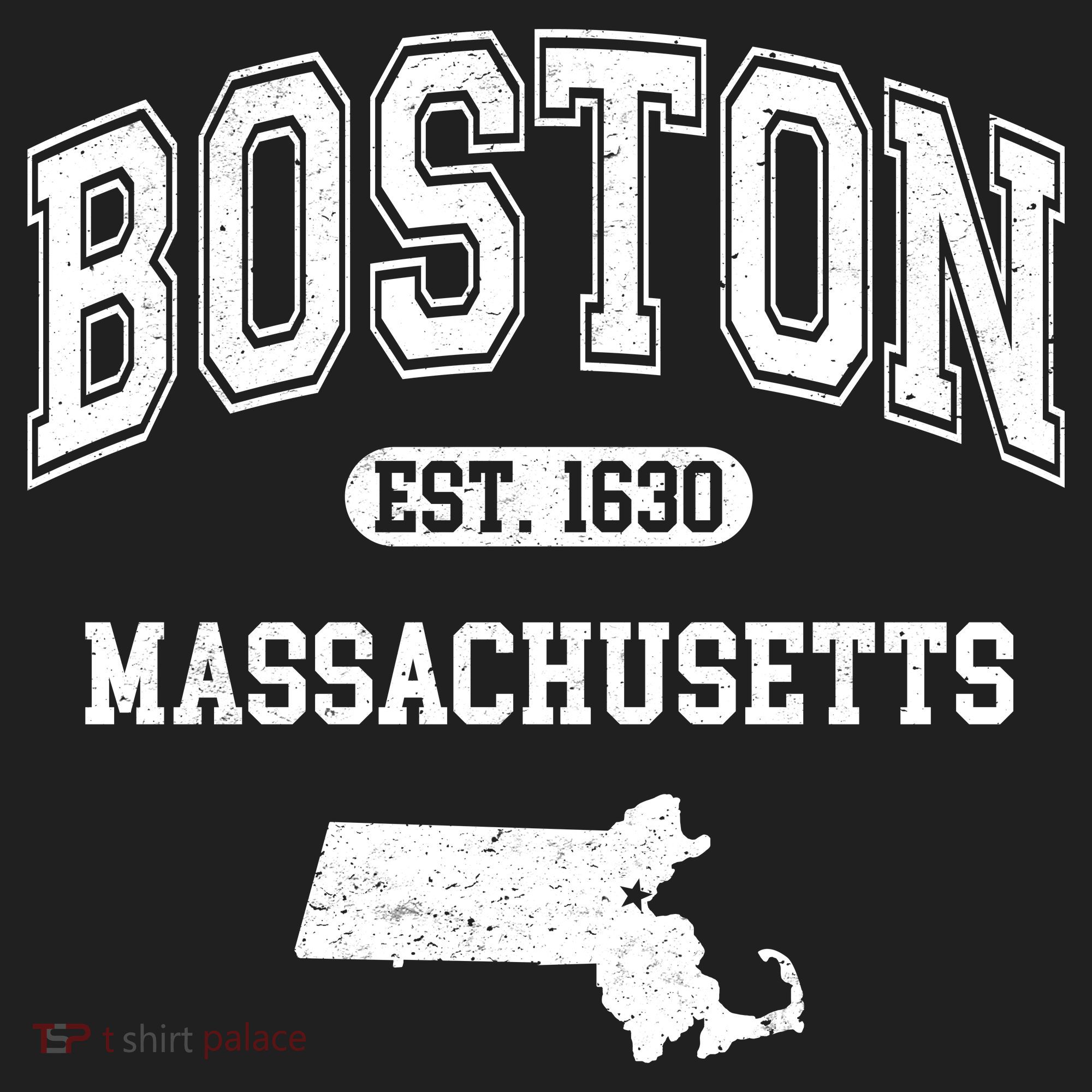 Boston Massachusetts Est. 1630 Varsity Tumbler