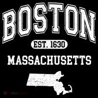 Boston Massachusetts Est. 1630 Varsity Women's Tank Top thumb 5