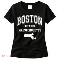 Boston Massachusetts Est. 1630 Varsity Women's T-Shirt thumb 0