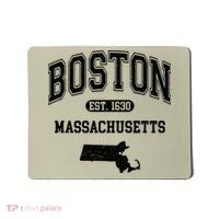 Boston Massachusetts Est. 1630 Varsity Mousepad thumb 0