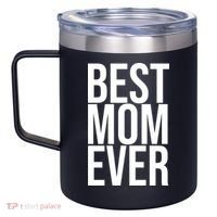 Best Mom Ever Cute Gift For Mom 12oz Stainless Steel Coffee Mug thumb 2