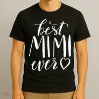 Best Mimi Ever Meaningful Gift Grandma Gift T-Shirt thumb 3