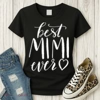 Best Mimi Ever Meaningful Gift Grandma Gift Women's T-Shirt thumb 3
