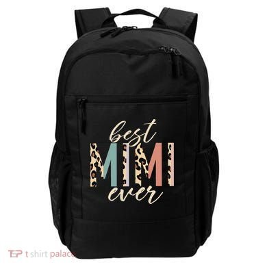 Best Mimi Ever Gifts Leopard Print Mothers Day Backpack