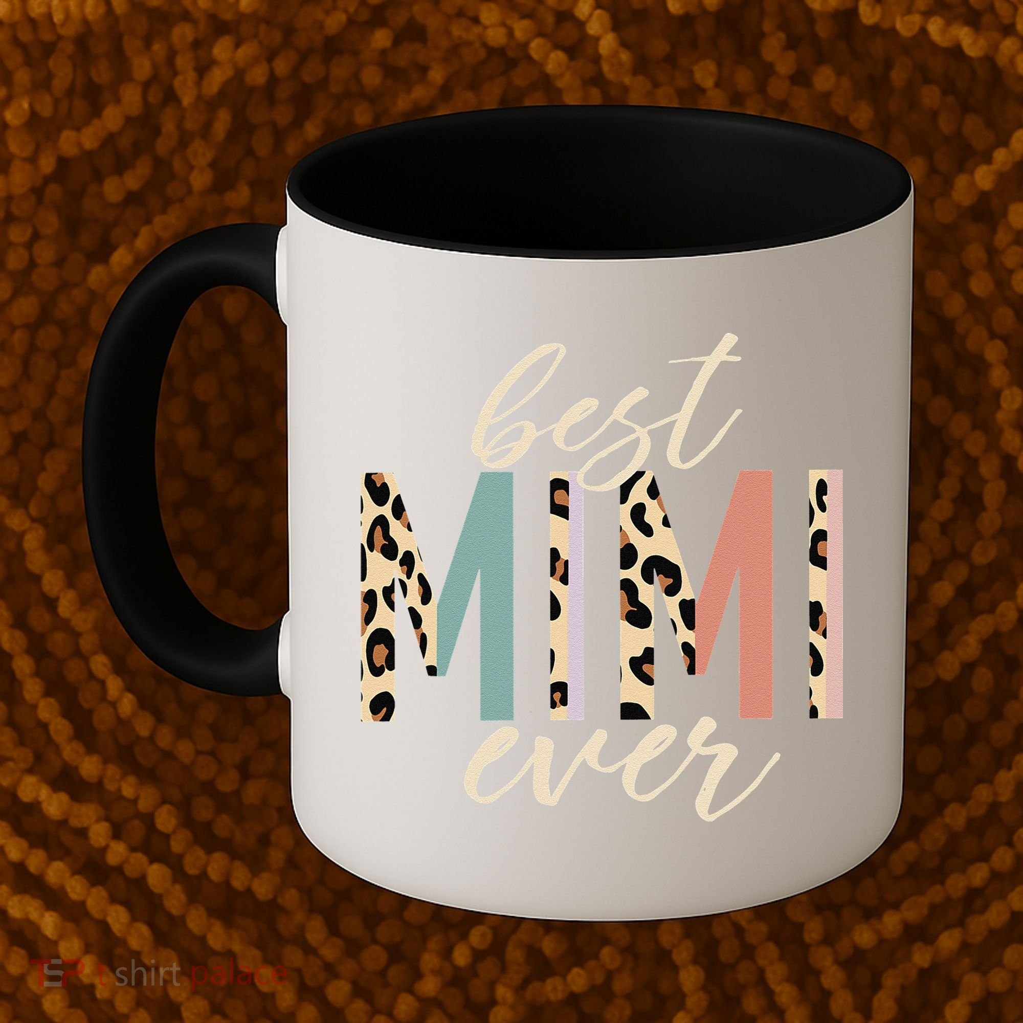 Best Mimi Ever Gifts Leopard Print Mothers Day Coffee Mug