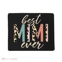 Best Mimi Ever Gifts Leopard Print Mothers Day Mousepad thumb 0