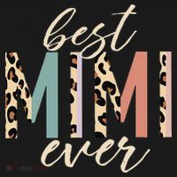 Best Mimi Ever Gifts Leopard Print Mothers Day Women's Tank Top thumb 5