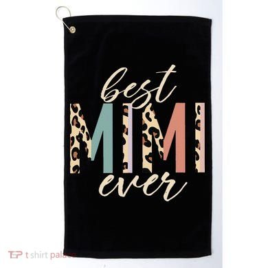 Best Mimi Ever Gifts Leopard Print Mothers Day Golf Towel