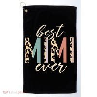 Best Mimi Ever Gifts Leopard Print Mothers Day Golf Towel thumb 0