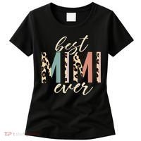 Best Mimi Ever Gifts Leopard Print Mothers Day Women's T-Shirt thumb 0