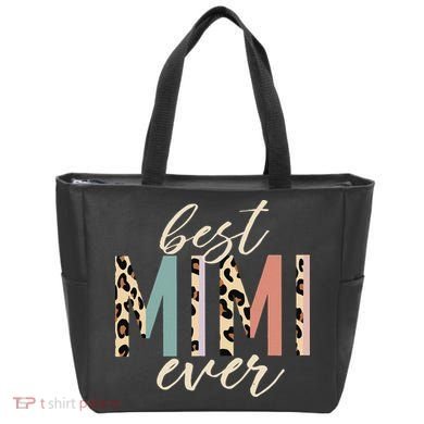 Best Mimi Ever Gifts Leopard Print Mothers Day Tote Bag