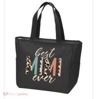 Best Mimi Ever Gifts Leopard Print Mothers Day Tote Bag thumb 3