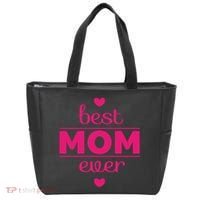 Best Mom Ever Heart Gift Tote Bag thumb 0