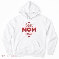 Best Mom Ever Heart Gift Hoodie thumb 0