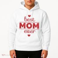 Best Mom Ever Heart Gift Hoodie thumb 2