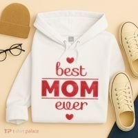 Best Mom Ever Heart Gift Hoodie thumb 4