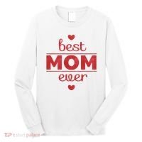 Best Mom Ever Heart Gift Long Sleeve Shirt thumb 0