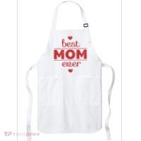 Best Mom Ever Heart Gift Apron thumb 0