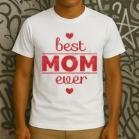 Best Mom Ever Heart Gift T-Shirt thumb 3