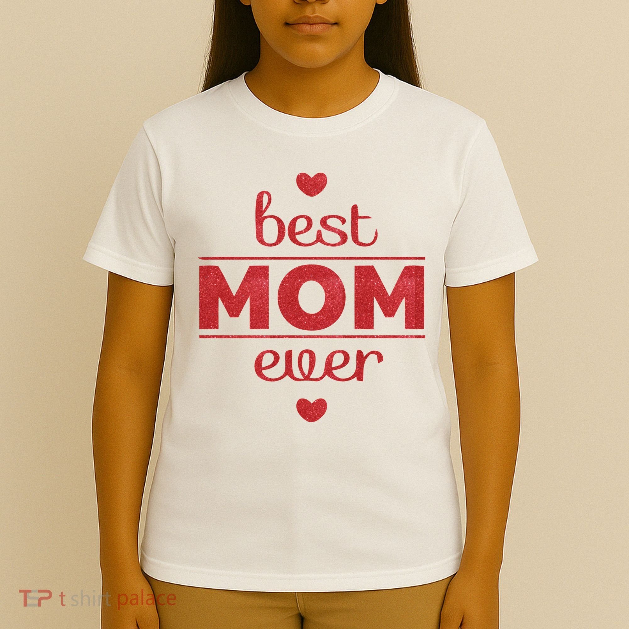 Best Mom Ever Heart Gift T-Shirt